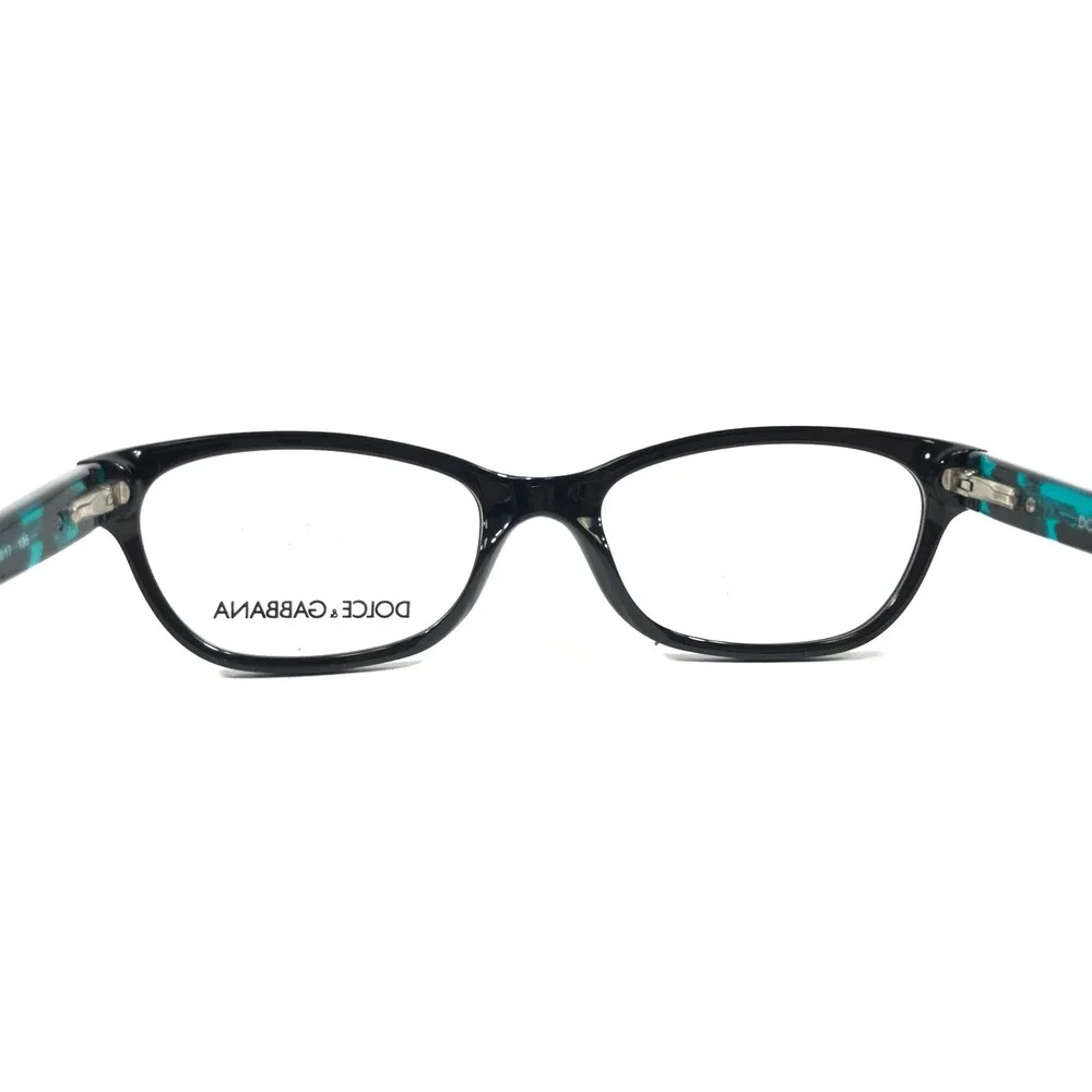 Dolce & Gabbana Petite Eyeglasses Frames DD1205 1826 Black Blue 50-17-135
